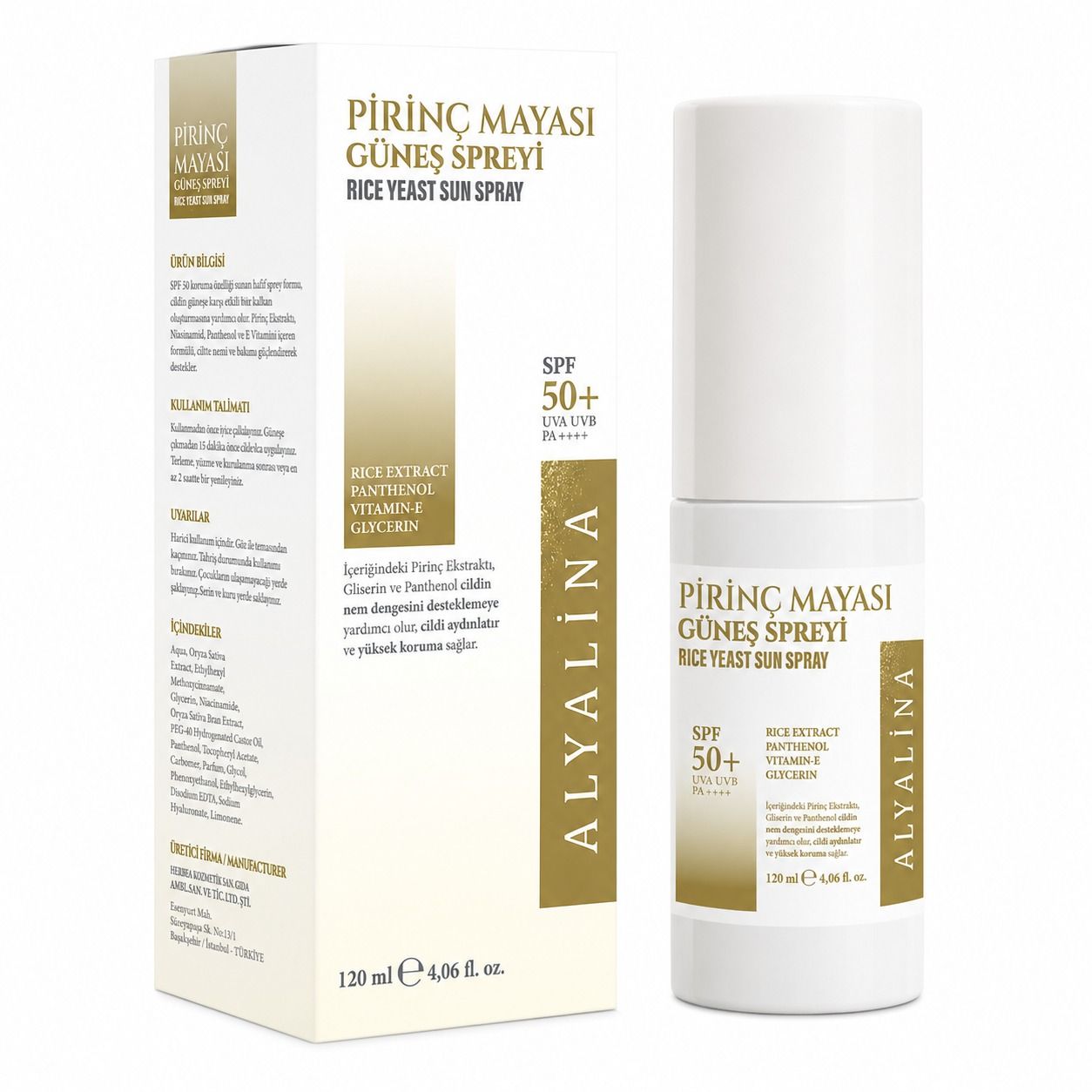 Pirinç Mayası Güneş Spreyi<br>120 ml